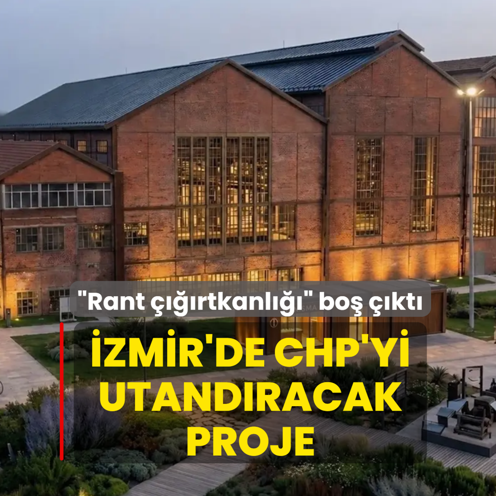 �Rant ����rtkanl���� bo� ��kt�! �zmir'de CHP'yi utand�racak proje