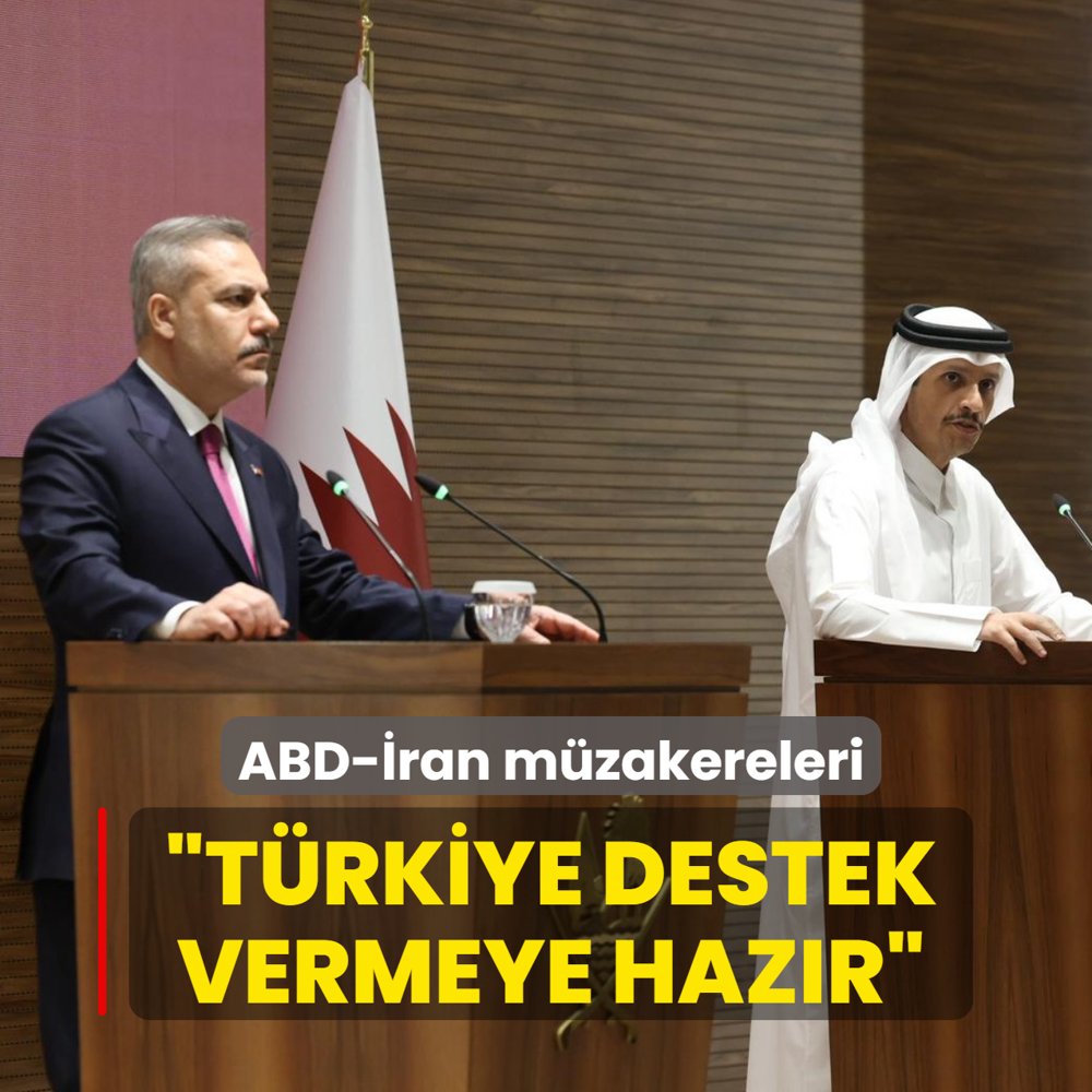 ABD-�ran sava��... Bakan Fidan: T�rkiye m�zakerelere destek vermeye haz�r
