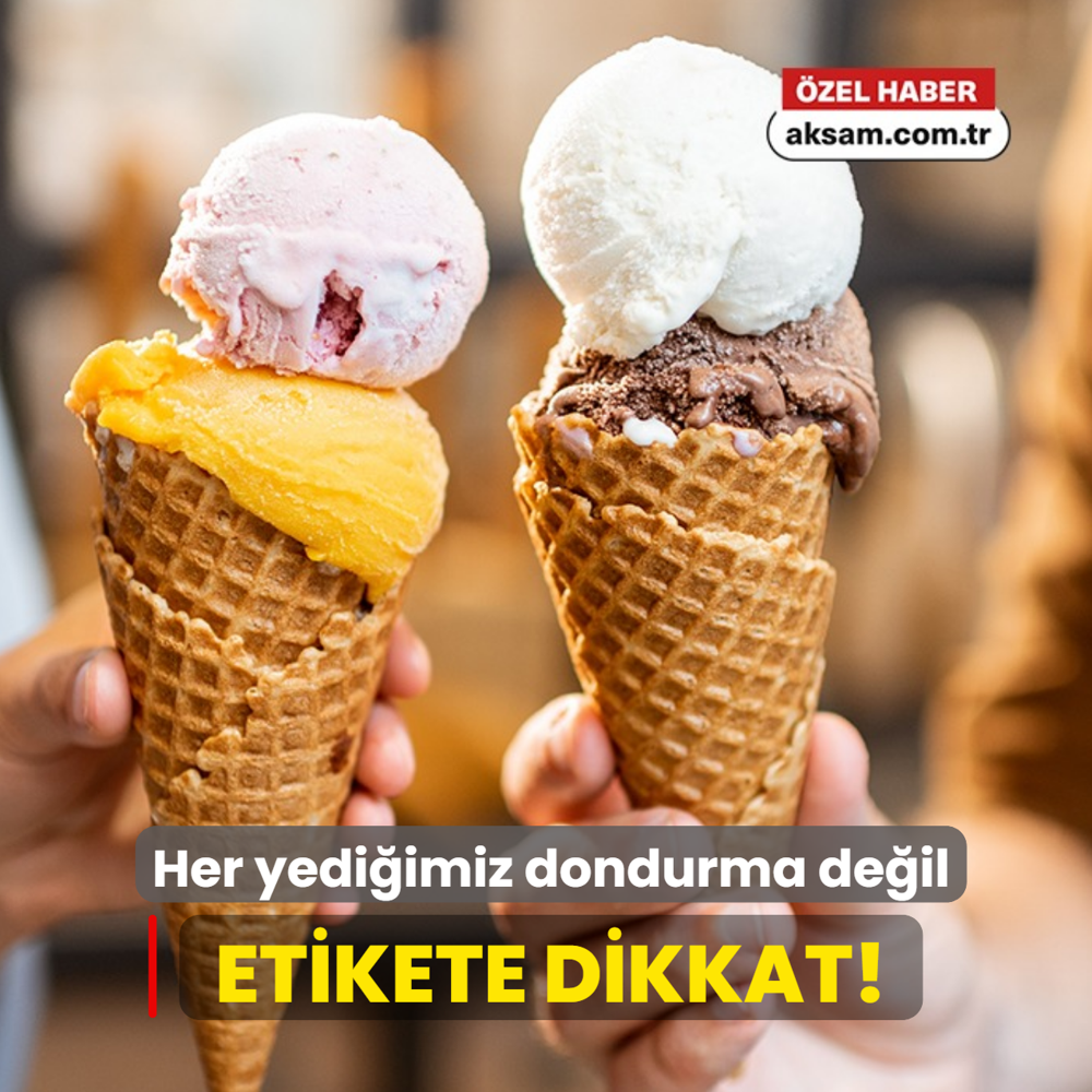 Her yedi�imiz dondurma de�il! Etikete dikkat! Diyeti de sa�l��� da bozuyor