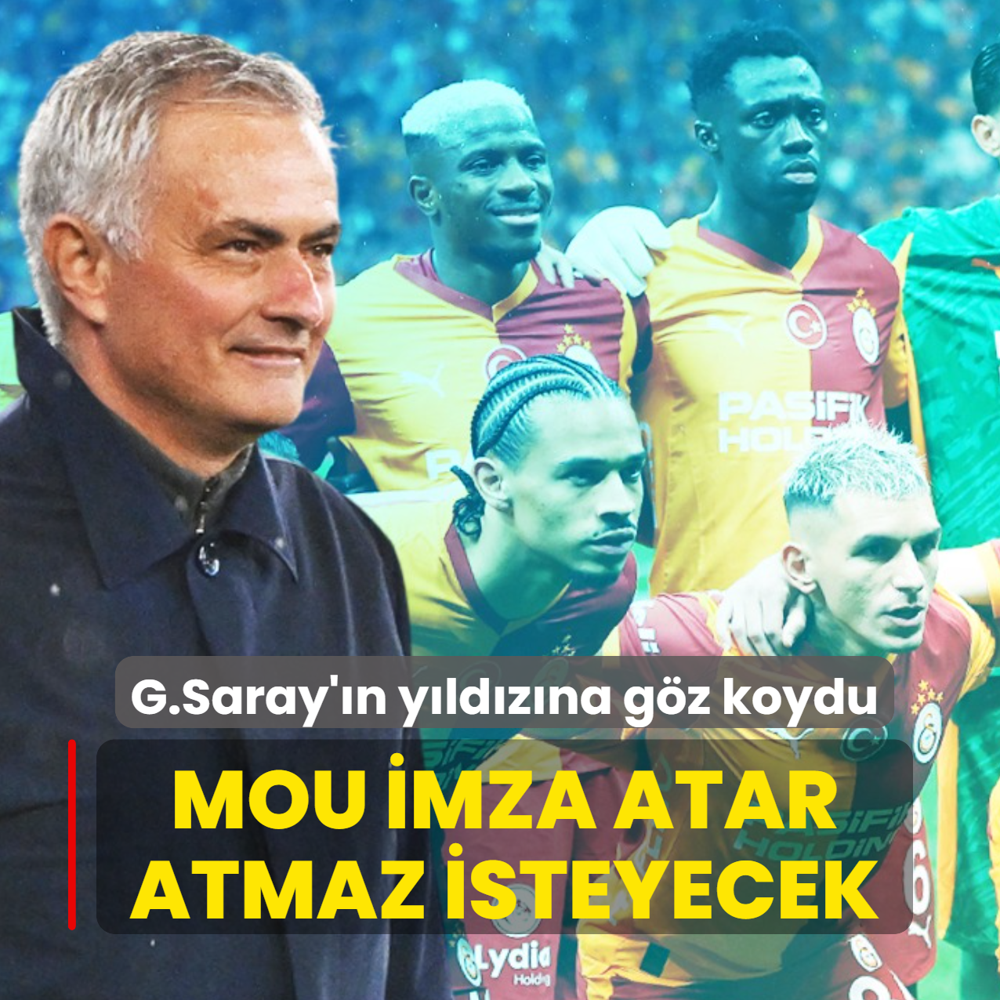 Jose Mourinho Galatasaray'�n y�ld�z�na g�z koydu! �mza atar atmaz bizzat isteyecek