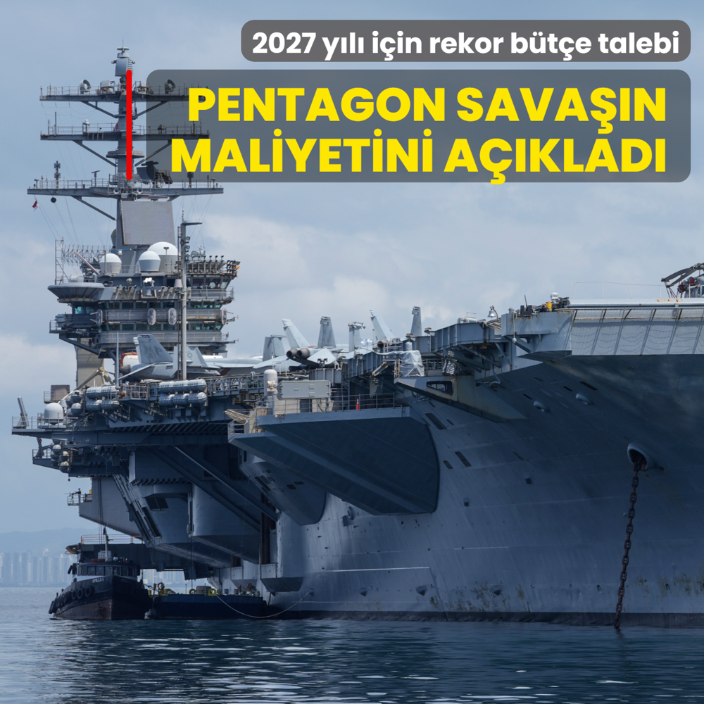 Pentagon sava��n ABD'ye maliyetini a��klad�... 2027 y�l� i�in rekor b�t�e talebi