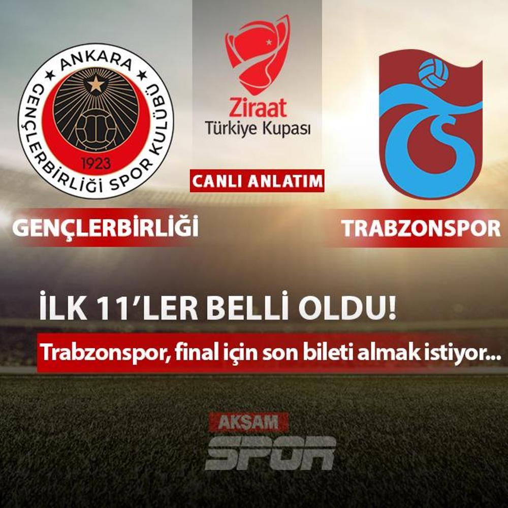 CANLI ANLATIM: Gen�lerbirli�i - Trabzonspor