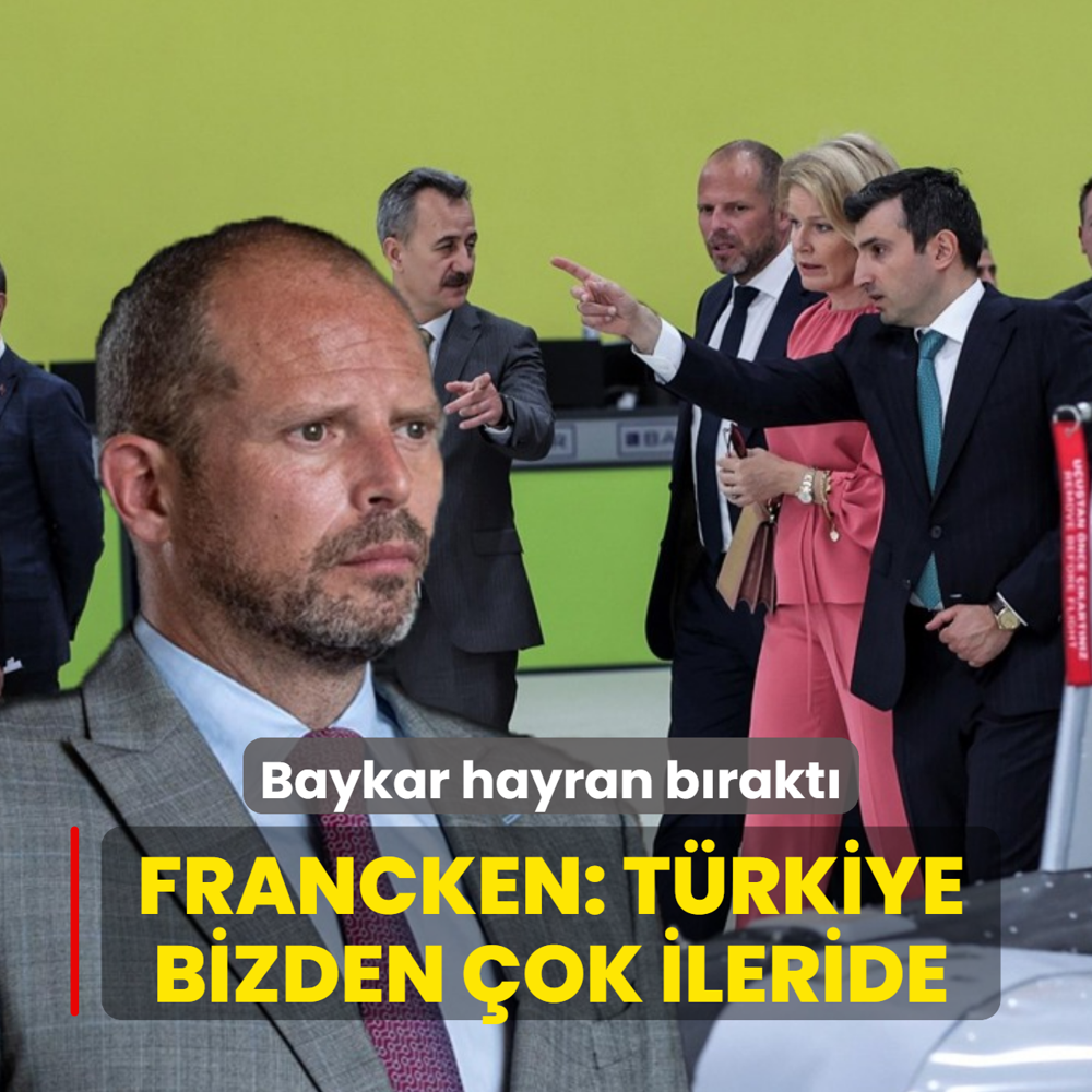 Baykar hayran b�rakt�! Bakan Francken: T�rkiye bizden �ok ileride
