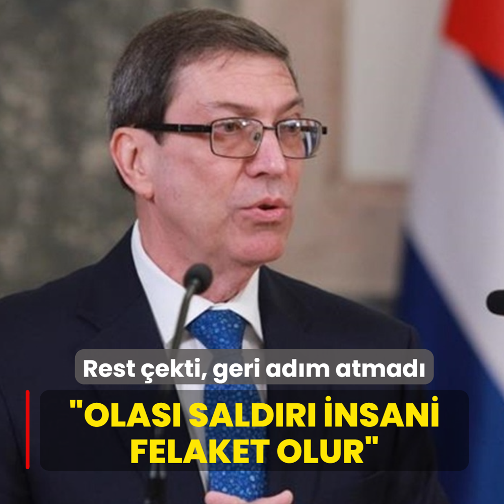 Rest �ekti, geri ad�m atmad�: Olas� sald�r� insani felaket olur