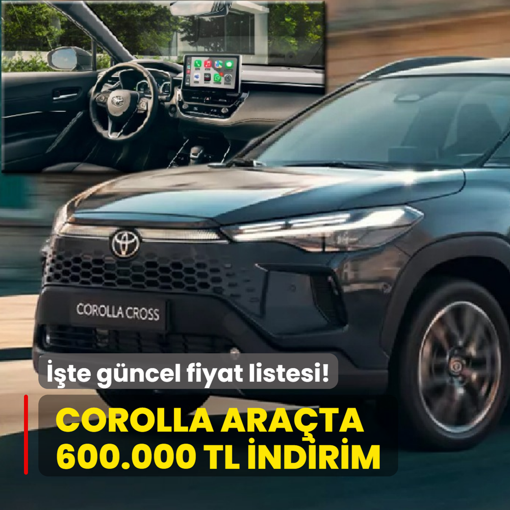 Toyota gemileri yakt�: Corolla ara�ta 600.000 TL indirdi! ��te g�ncel fiyat listesi...