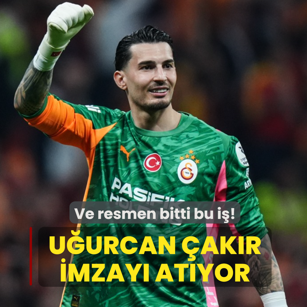 Ve resmen bitti bu i�! U�urcan �ak�r sonunda imzal�yor