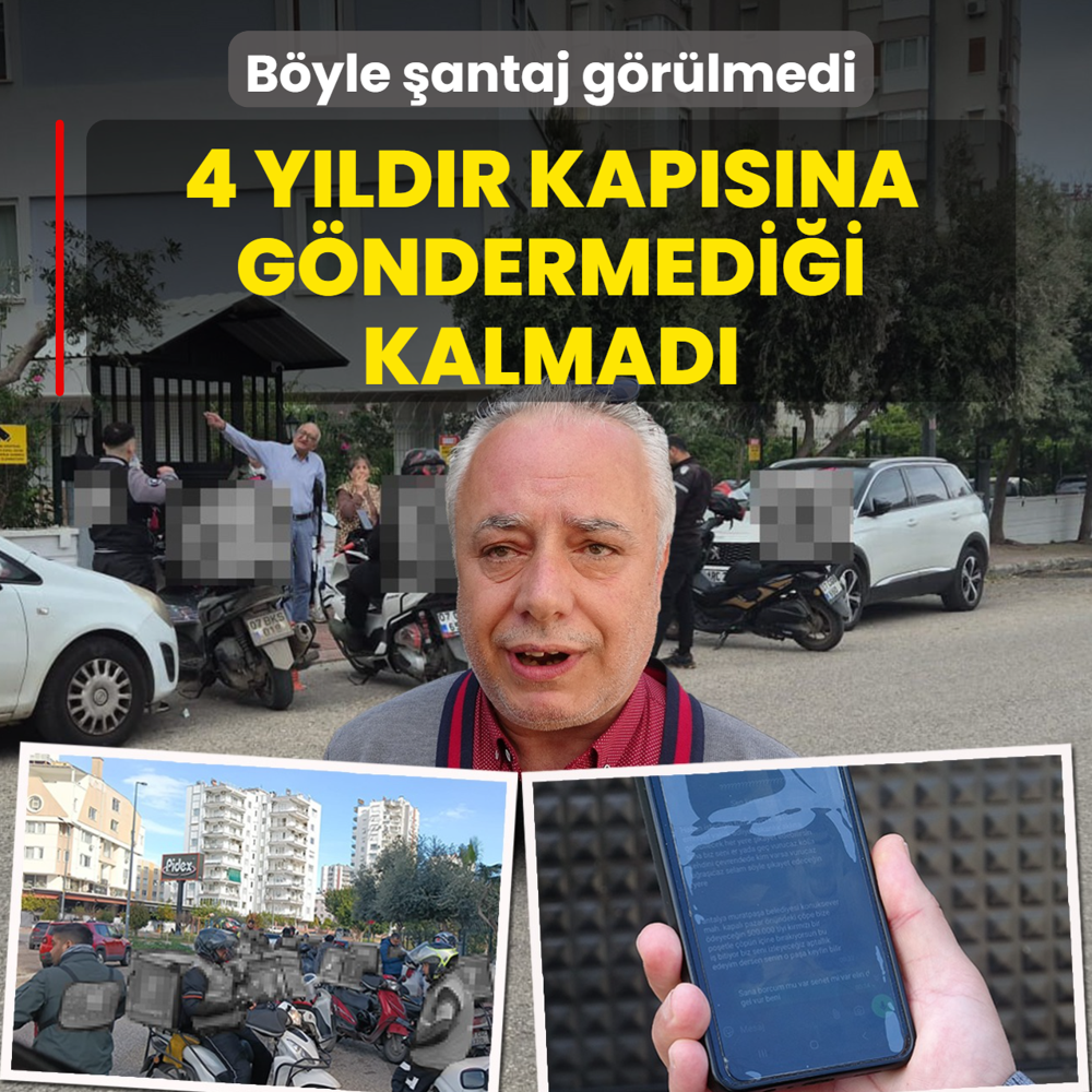 B�yle �antaj g�r�lmedi! 4 y�ld�r kap�s�na g�ndermedi�i kalmad�