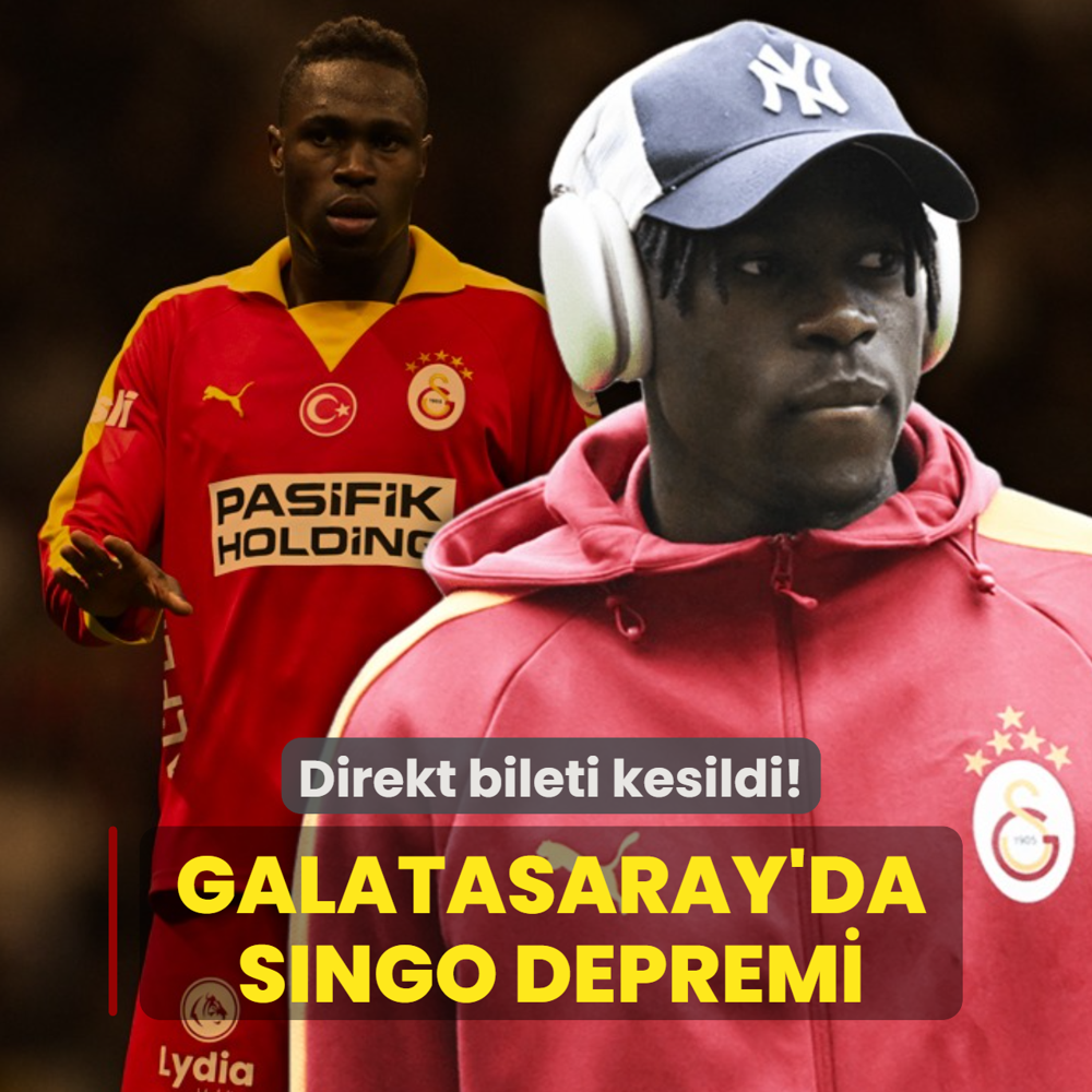 Direkt bileti kesildi! Galatasaray'da Wilfried Singo depremi