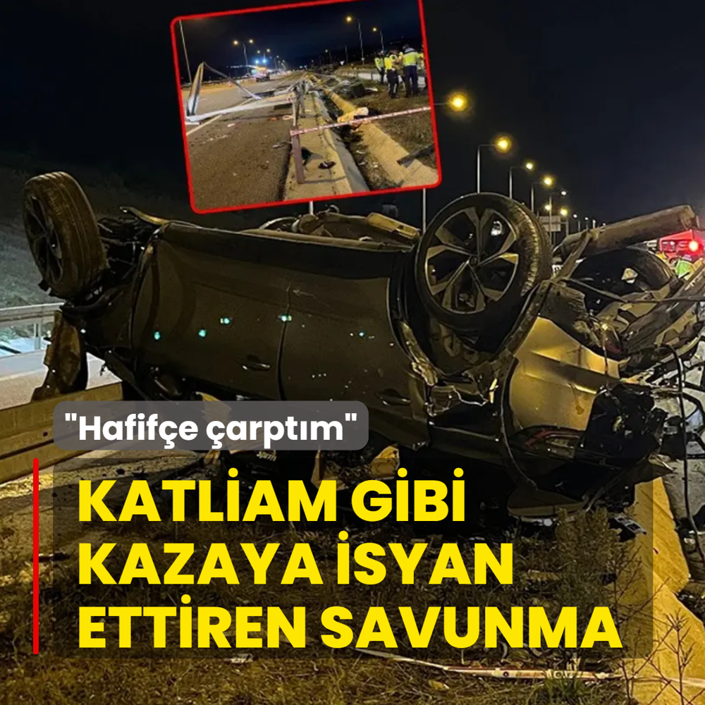 Katliam gibi kazaya isyan ettiren savunma! Hafif�e �arpt�m