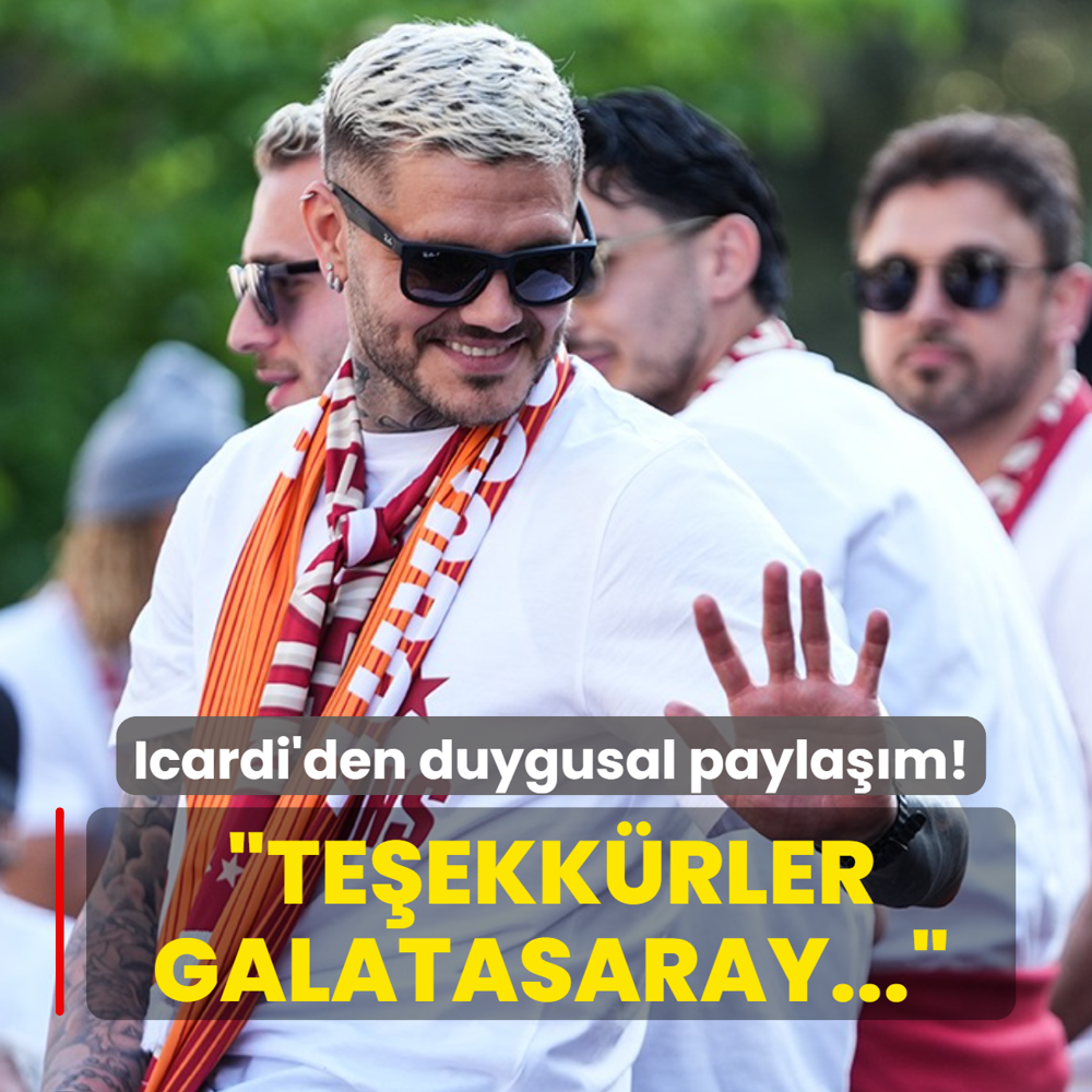 Mauro Icardi'den duygusal payla��m! �Te�ekk�rler Galatasaray...�