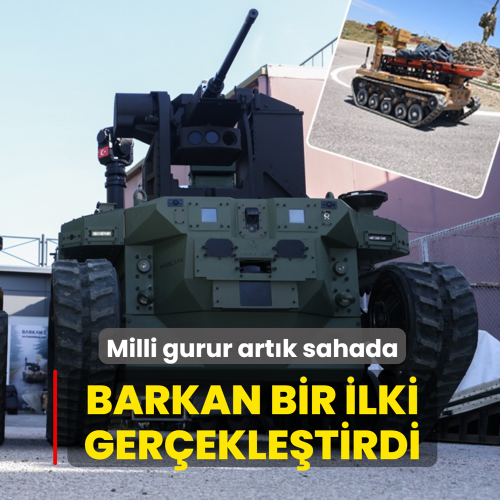 Milli gurur art�k sahada! BARKAN bir ilki ger�ekle�tirdi