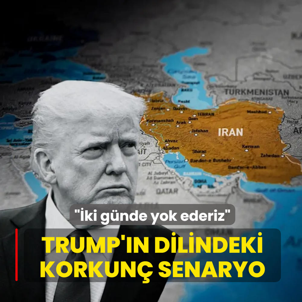 Trump'�n dilindeki korkun� senaryo: �stersek iki g�nde yok ederiz