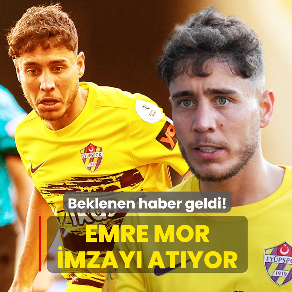 Ve Emre Mor imzay� at�yor! Beklenen haber geldi