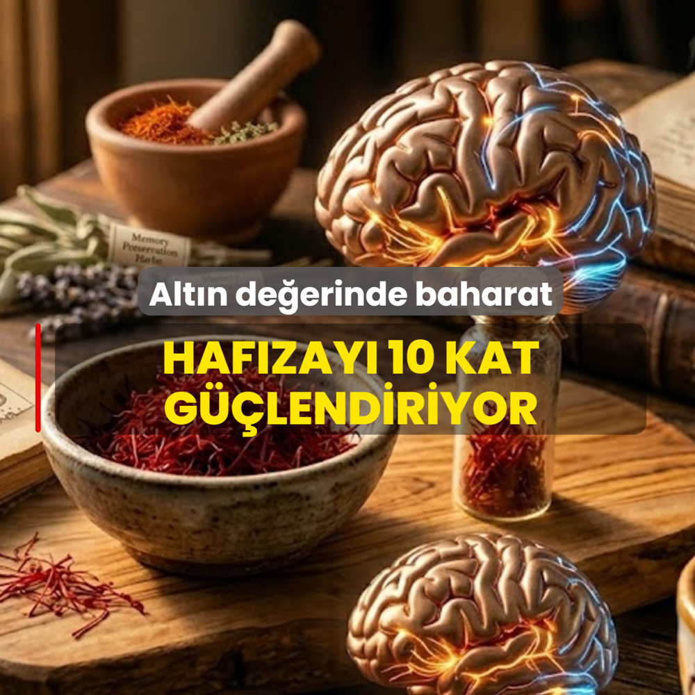 Alt�n de�erindeki o baharat haf�zay� 10 kat g��lendiriyor: Alzheimer'�n d��man�