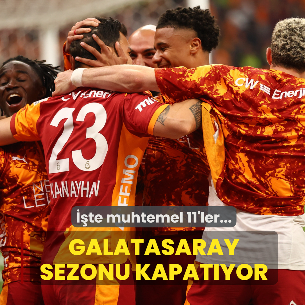 Galatasaray sezonu Kas�mpa�a ma��yla kapat�yor! ��te muhtemel 11'ler...