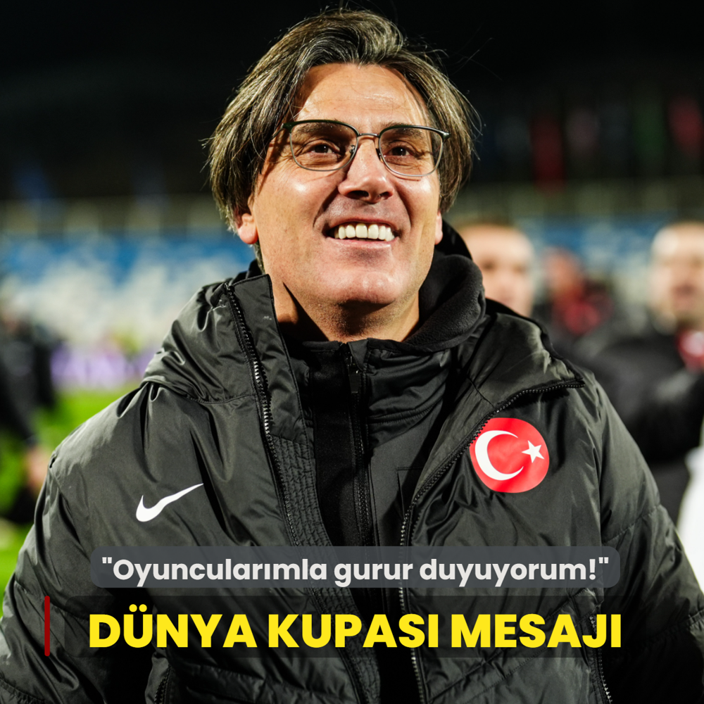 Vincenzo Montella'dan D�nya Kupas� mesaj�! �Oyuncular�mla gurur duyuyorum�