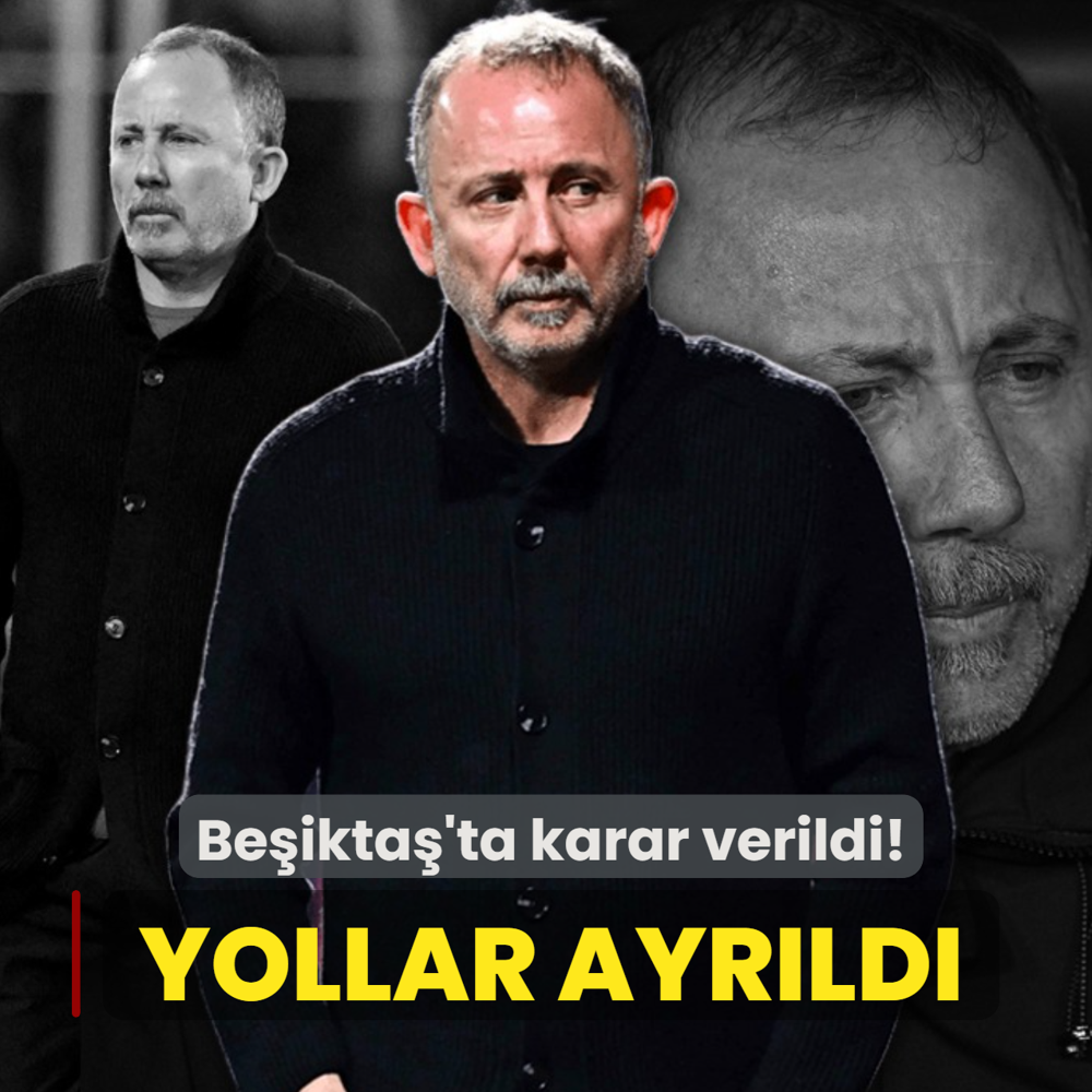 Toplant�dan ayr�l�k ��kt�! Be�ikta�'ta Sergen Yal��n d�nemi sona erdi