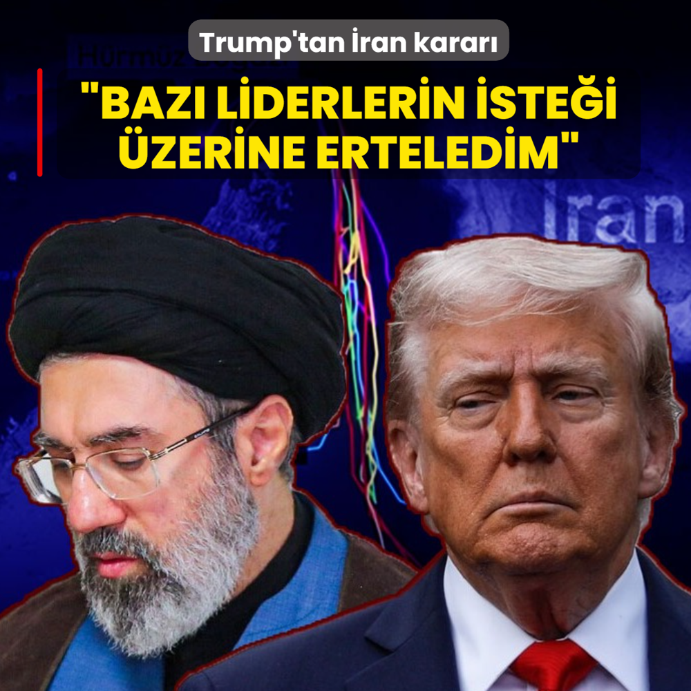 Trump �ran karar�: Baz� liderlerin iste�i �zerine erteledim