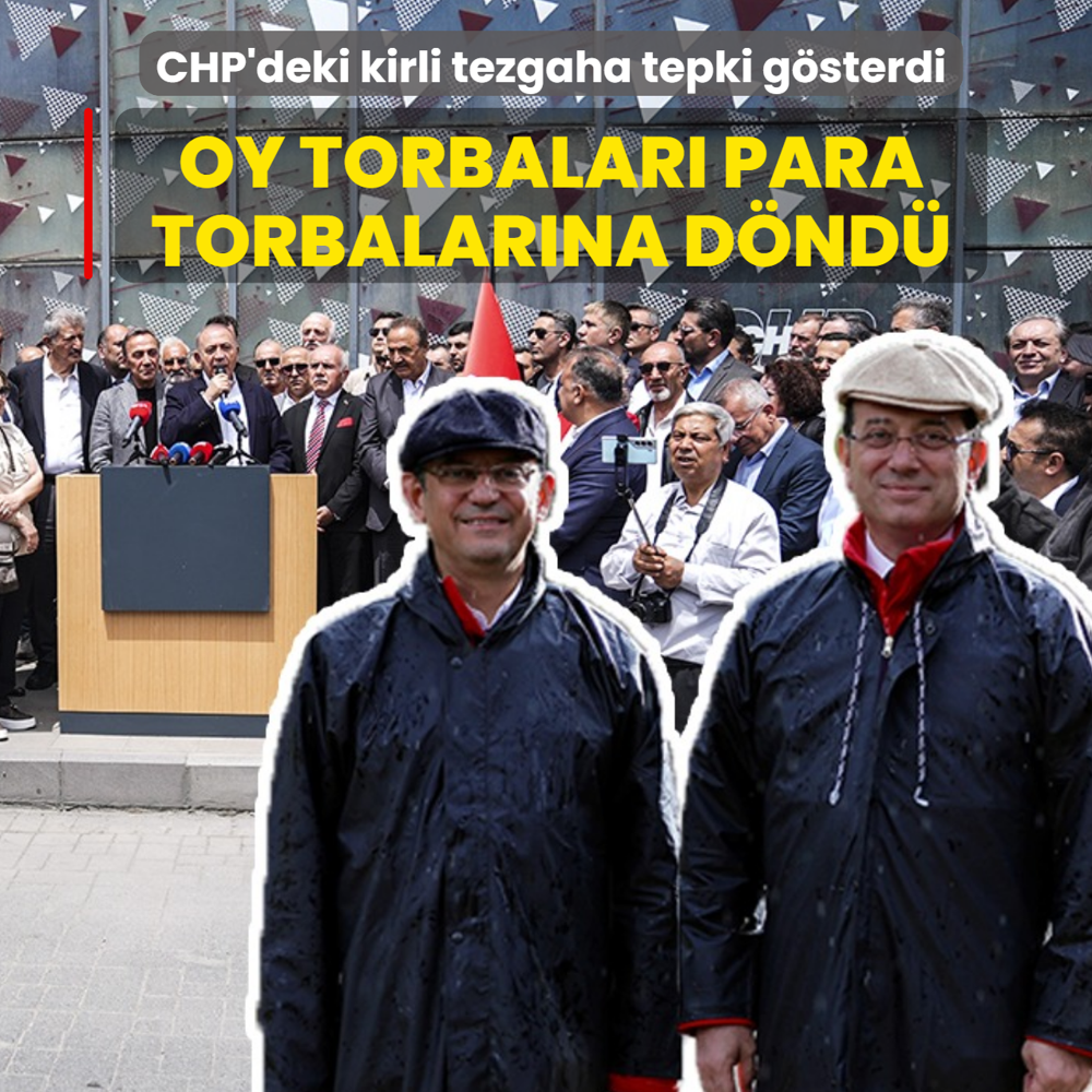 CHP'deki kirli tezgaha tepki g�sterdi: Oy torbalar� para torbalar�na d�nd�