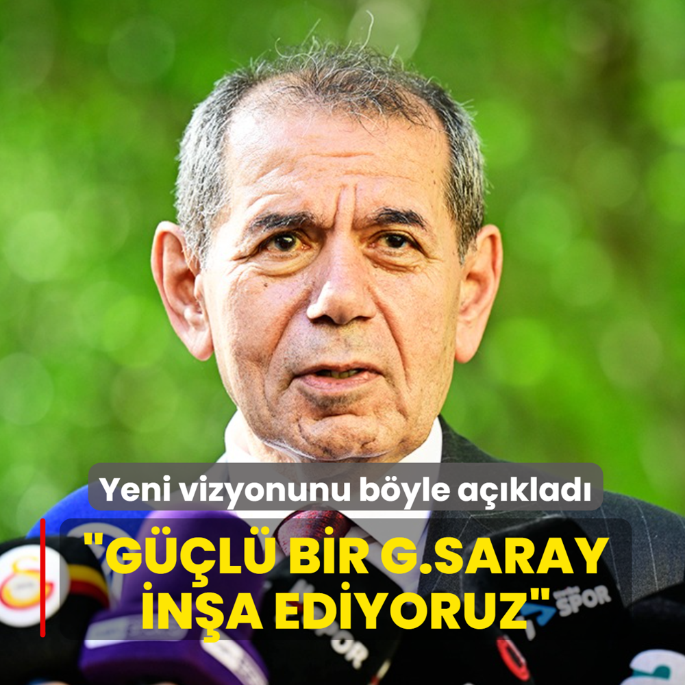 Dursun �zbek yeni vizyonunu a��klad�!