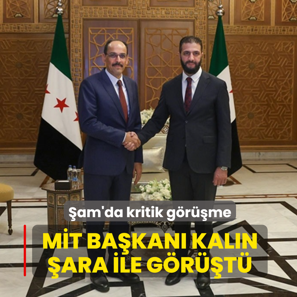 M�T Ba�kan� Kal�n Cumhurba�kan� �ara ile g�r��t�