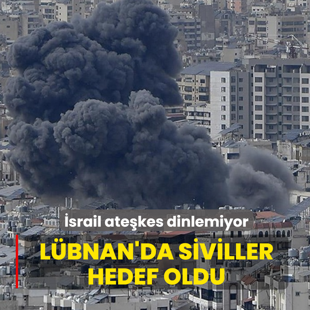 �srail ate�kes dinlemiyor! L�bnan'da siviller hedef oldu: �ok say�da �l� ve yaral� var