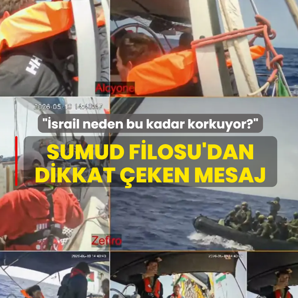 Sumud Filosu'nun ta��d��� mesaj dikkat �ekti! ��srail neden bu kadar korkuyor?�
