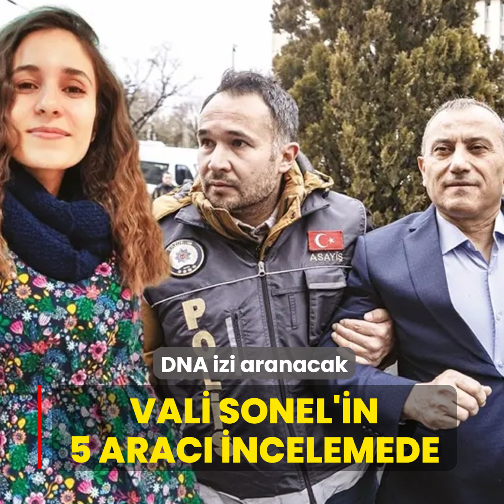 Vali Sonel'in 5 arac� incelemede