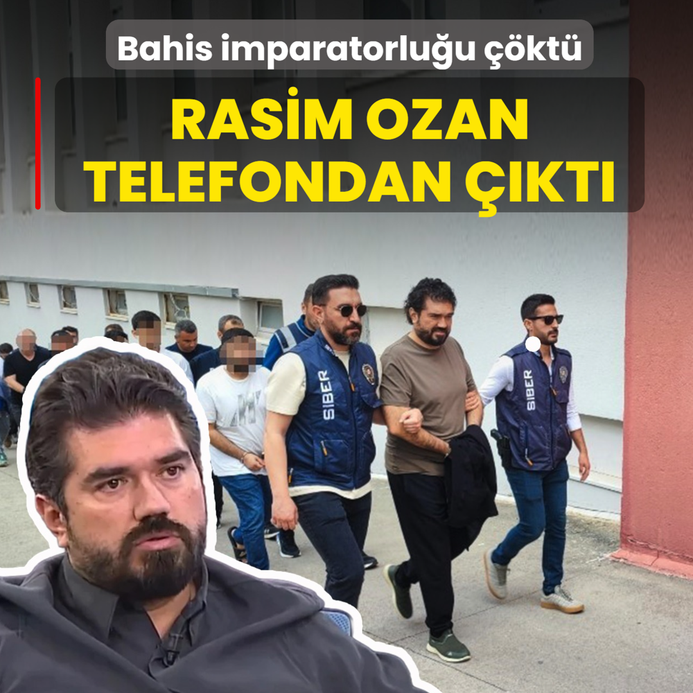 Bahis imparatorlu�u ��kt�! Rasim Ozan K�tahyal� telefondan ��kt�