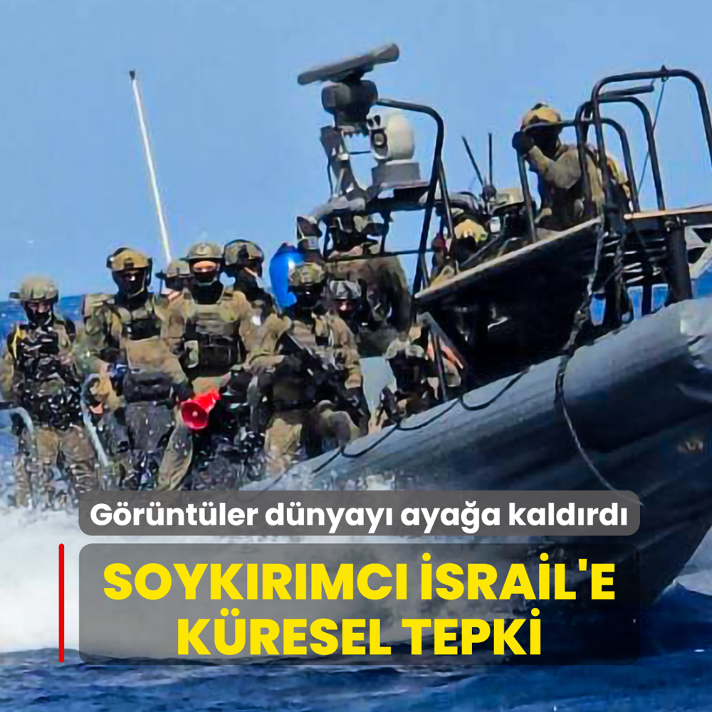 G�r�nt�ler d�nyay� aya�a kald�rd�: Soyk�r�mc� �srail'e k�resel tepki