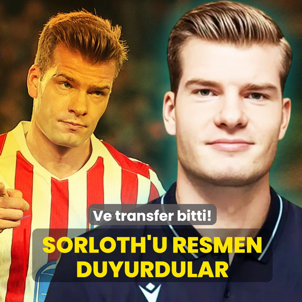 Ve transfer bitti! Alexander S�rloth'u resmen duyurdular