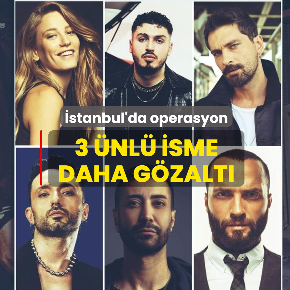�stanbul'da operasyon: 3 �nl� isme daha g�zalt�
