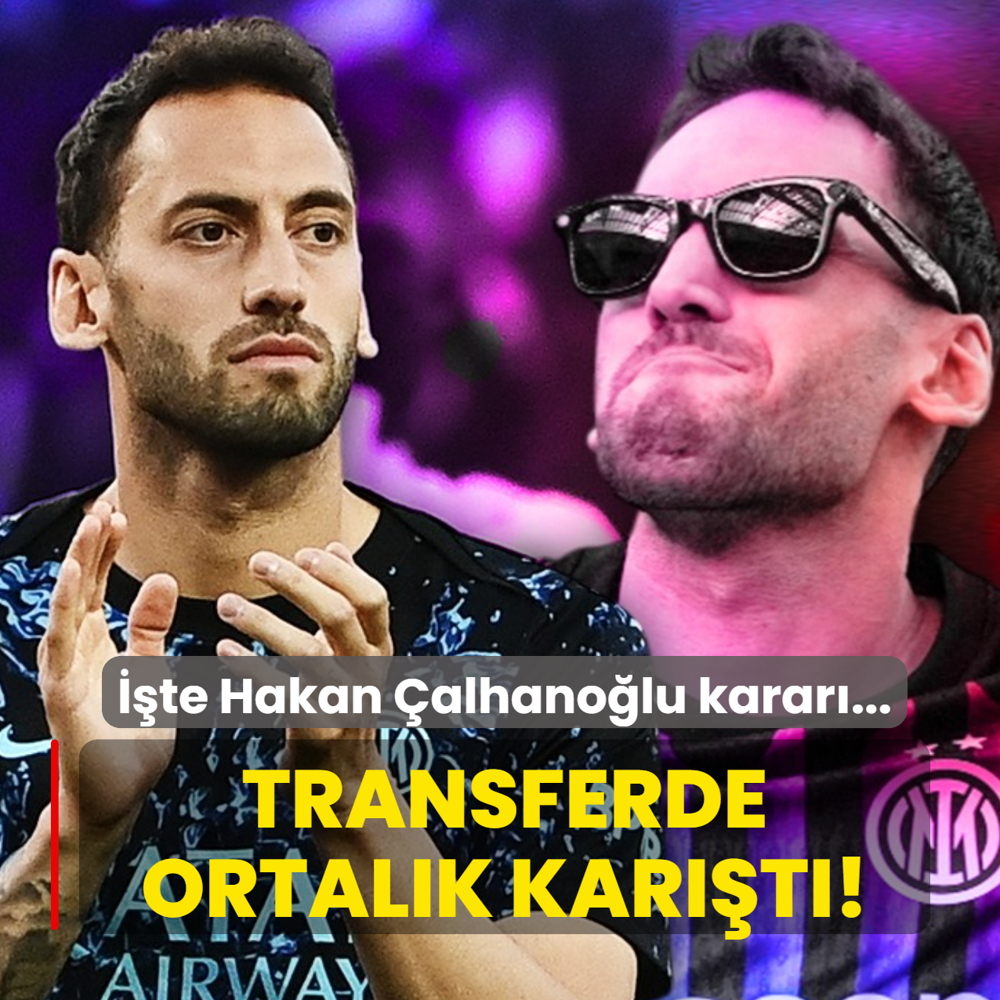 Transferde ortal�k kar��t�! ��te Hakan �alhano�lu karar�...