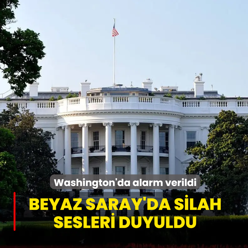 Washington'da alarm verildi: Beyaz Saray'da silah sesleri duyuldu