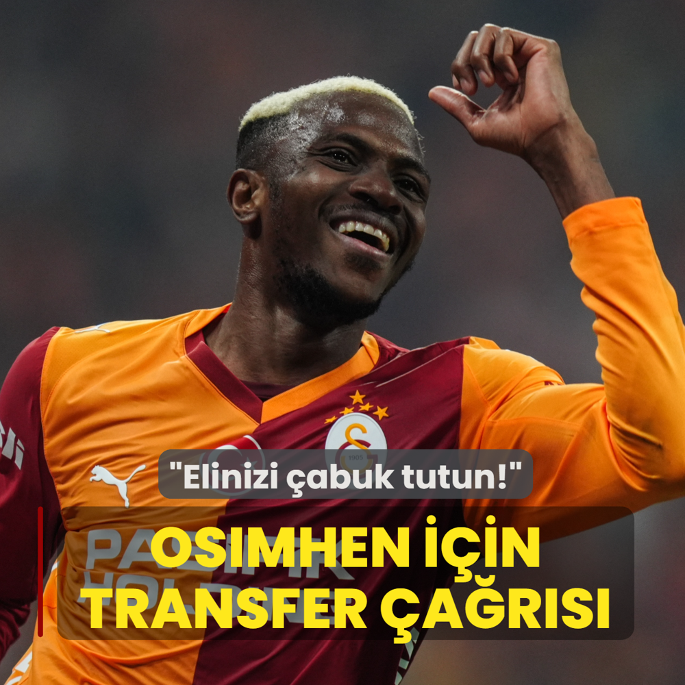 �ngiliz devine Victor Osimhen �a�r�s�! �Elinizi �abuk tutun�