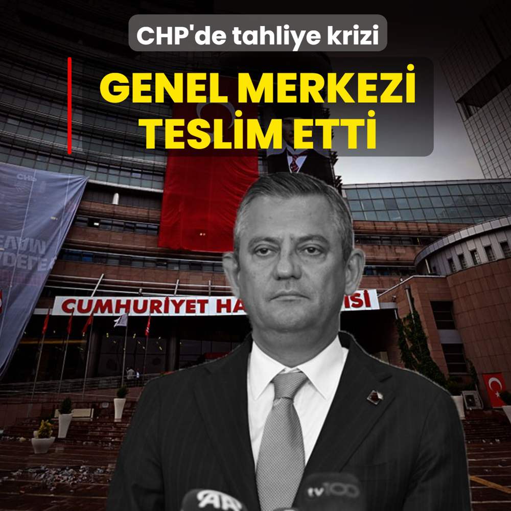 CHP'de tahliye krizi! �zg�r �zel, Genel Merkezi teslim etti