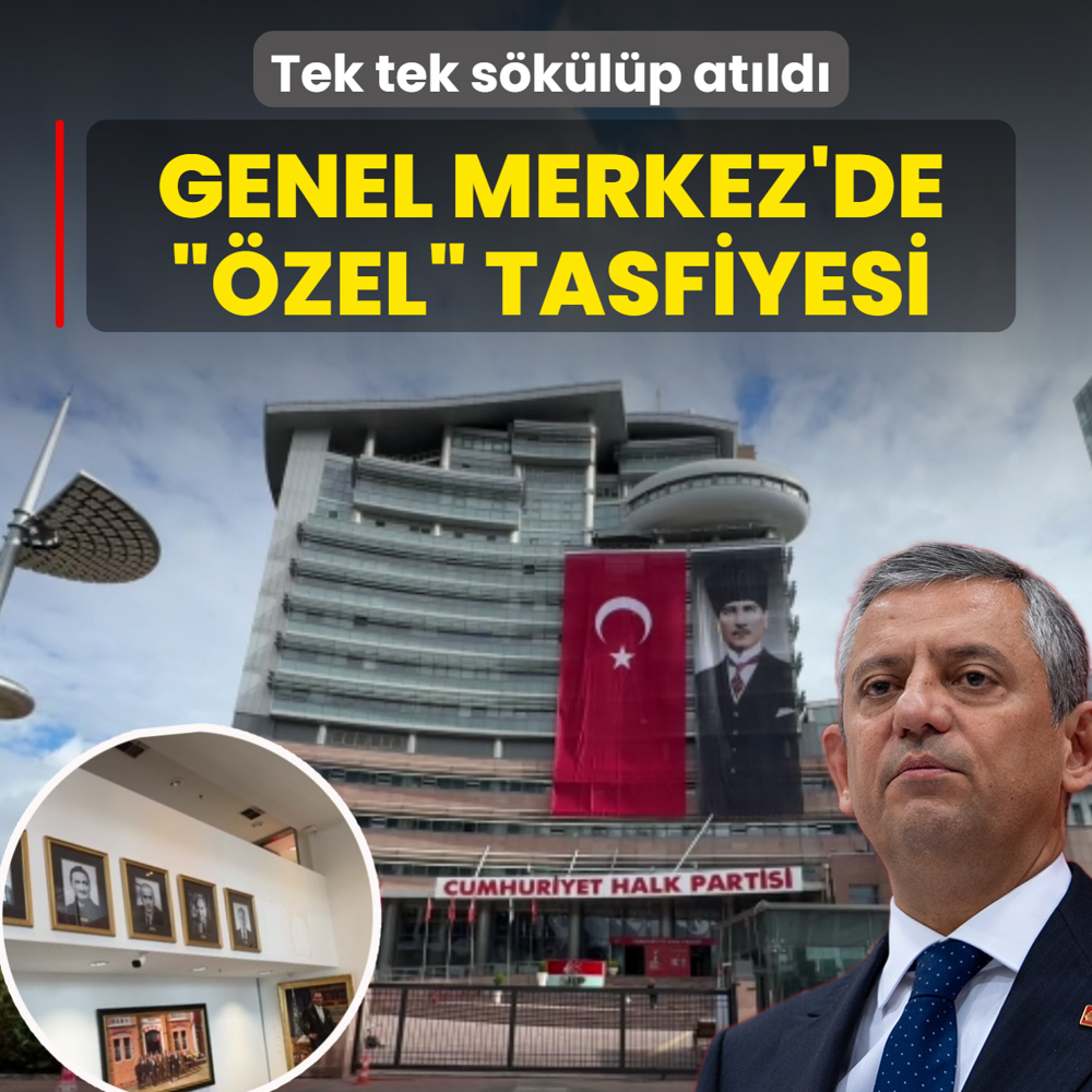 Genel Merkez'de ��zel� tasfiyesi! Tek tek s�k�l�p at�ld�