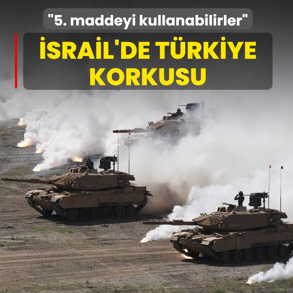 �srail'de T�rkiye korkusu: 5. maddeyi kullanabilirler
