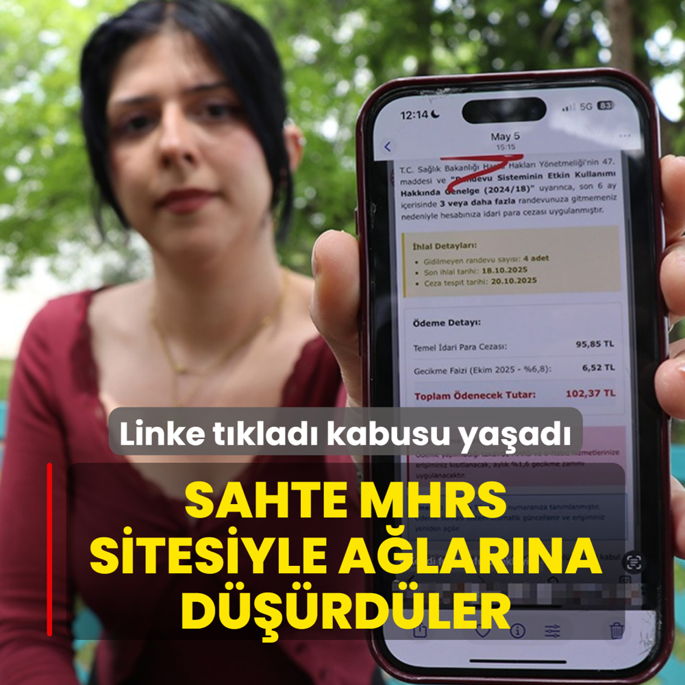 Linke t�klad� kabusu ya�ad�! Sahte MHRS sitesiyle a�lar�na d���rd�ler