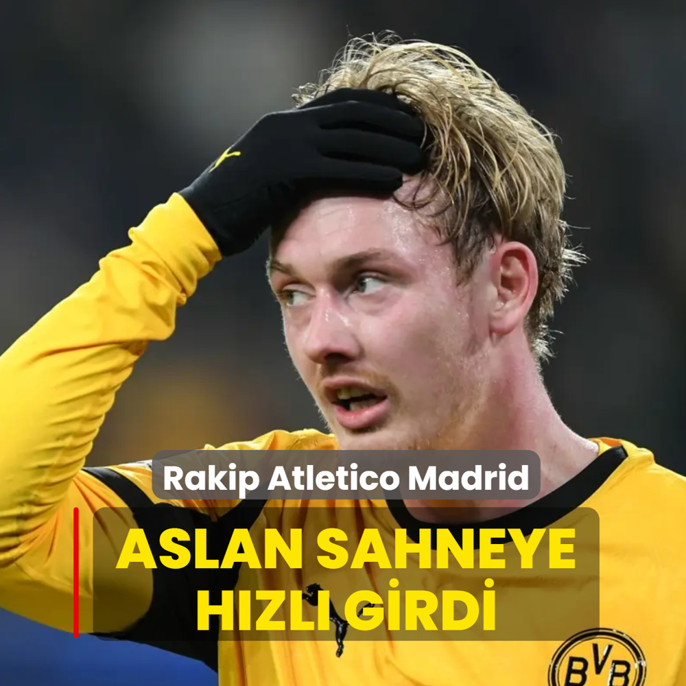 Aslan sahneye h�zl� girdi
