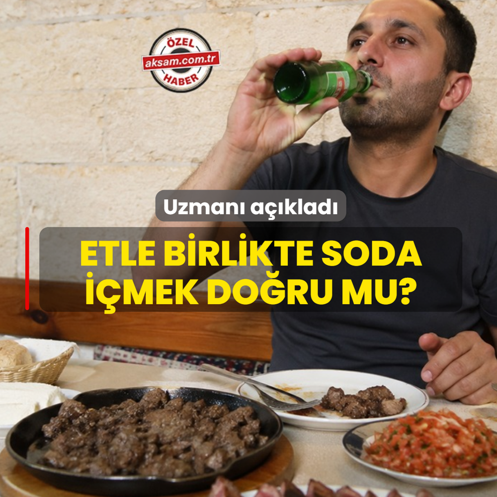 Et yedikten sonra soda i�mek do�ru mu? Gastroenteroloji uzman� a��klad�