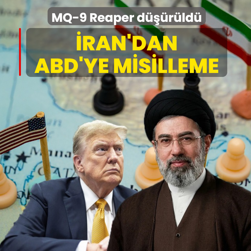 MQ-9 Reaper d���r�ld�! �ran'dan ABD'ye misilleme