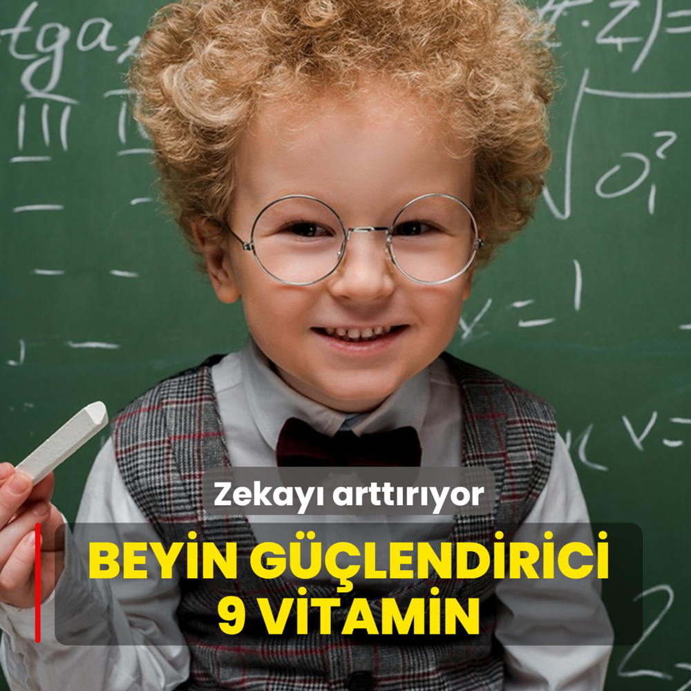 Zekay� artt�rmak i�in en iyi 9 do�al beyin g��lendirici vitamin.