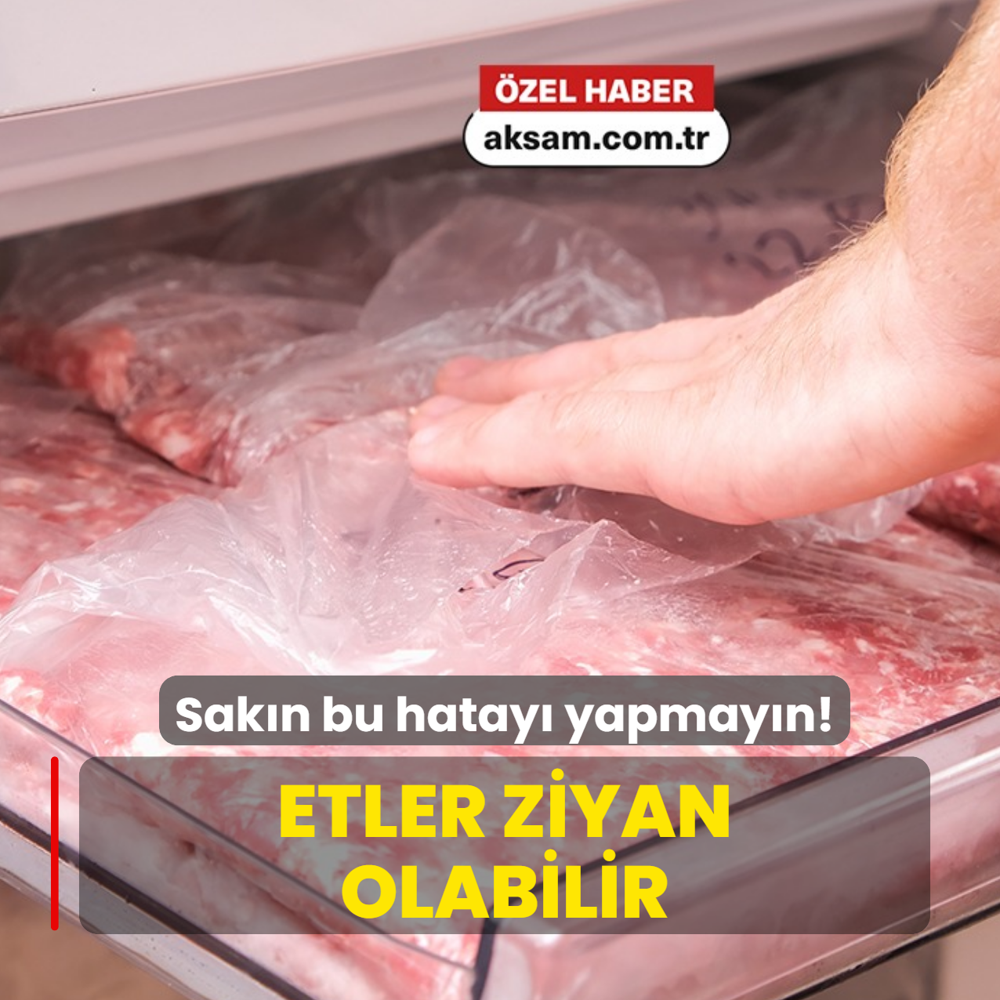Kurban etini dondururken sak�n bunu yapmay�n! Etler ziyan olabilir: Bakteriler gizlice �o�al�yor