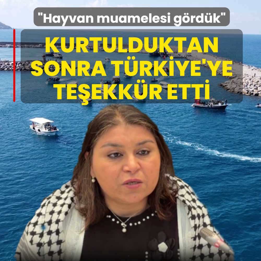 Kurtulduktan sonra T�rkiye'ye te�ekk�r etti: �srail'de hayvan muamelesi g�rd�k