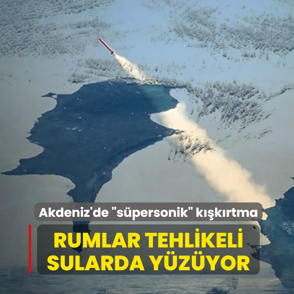 Akdeniz'de �s�personik� k��k�rtma! Rumlar tehlikeli sularda y�z�yor