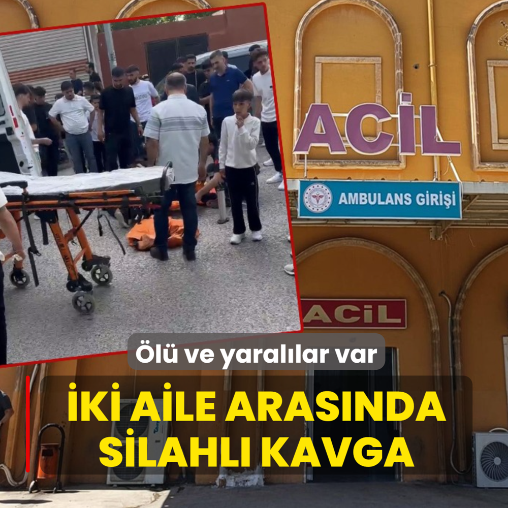 �ki aile aras�nda silahl� kavga! �l� ve yaral�lar var