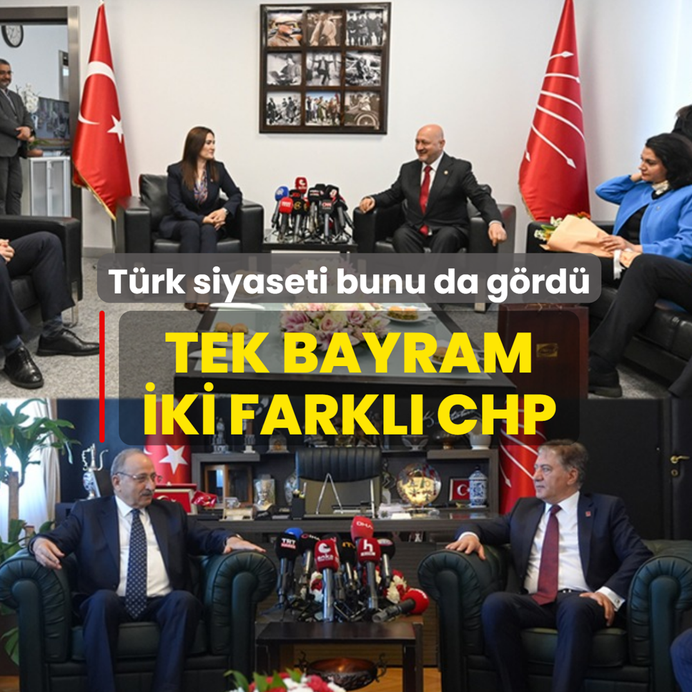 T�rk siyaseti bunu da g�rd�! Tek bayram iki farkl� CHP