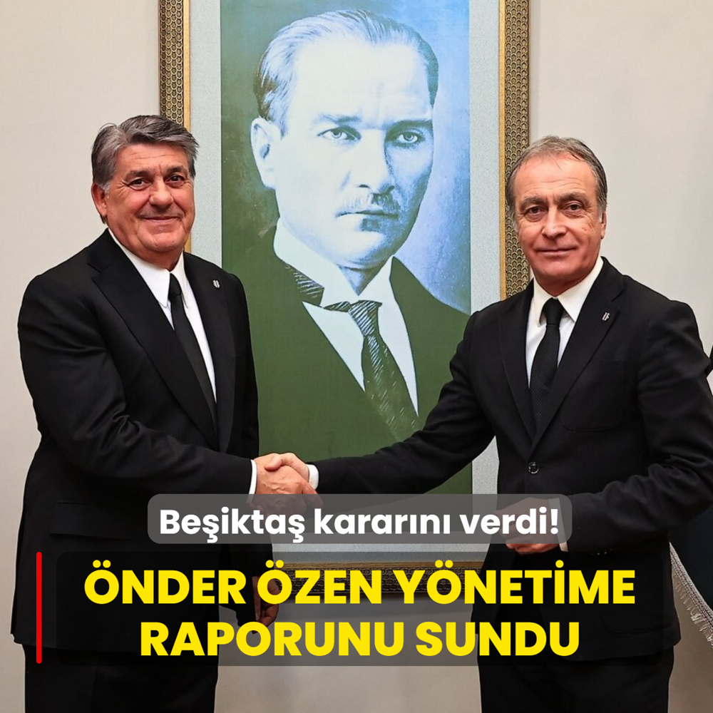 �nder �zen y�netime raporunu sundu! Be�ikta� karar�n� verdi