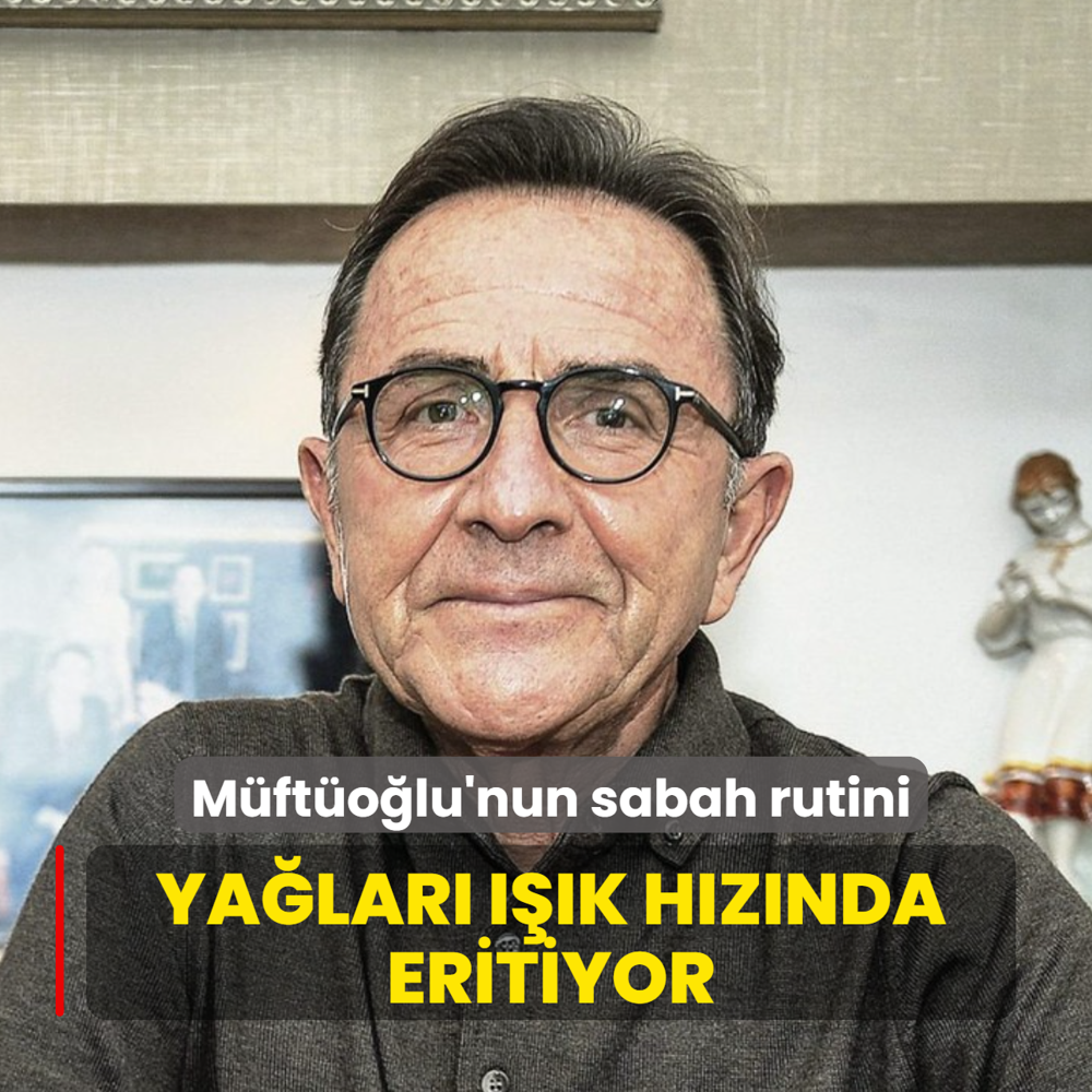 Prof. Dr. Osman M�ft�o�lu'nun sabah rutini: Ya�lar� ���k h�z�nda eritiyor, tok tutuyor